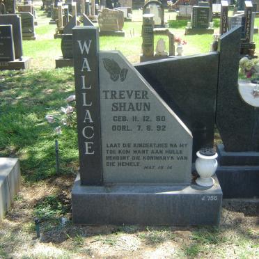 WALLACE Trever Shaun 1980-1992