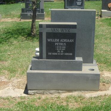 WYK Willem Adriaan Petrus, van 1938-1997