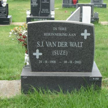 WALT S.J., van der 1908-2003