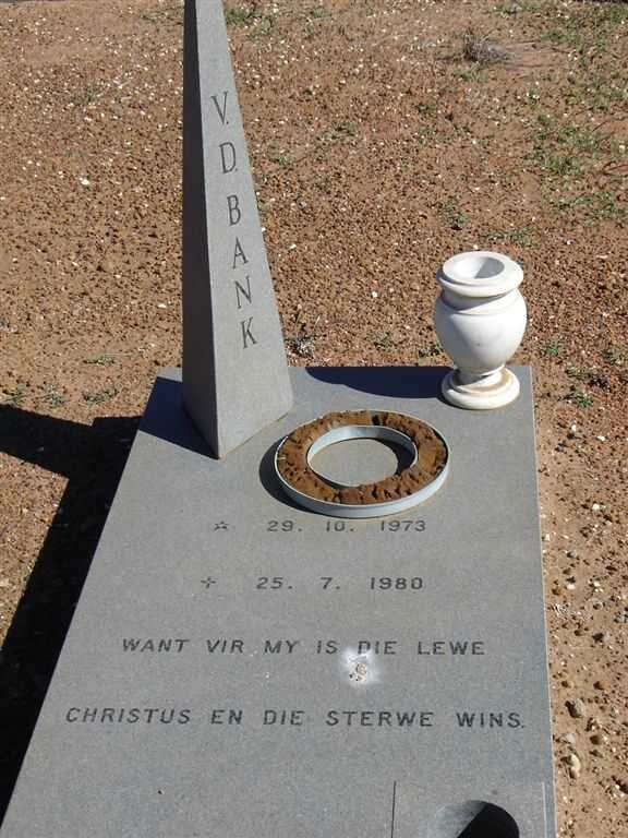 BANK Danie, v.d. 1973-1980