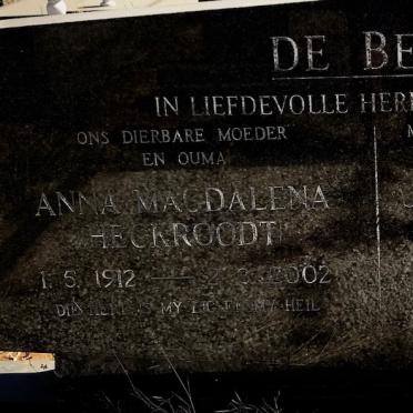 BEER Johannes Hendrik Bakemyer, de 1890-1971 &amp; Anna Magdalena HECKROODT 1912-2002 _1