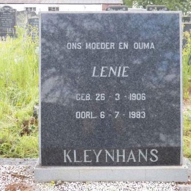 KLEYNHANS Lenie 1906-1983 