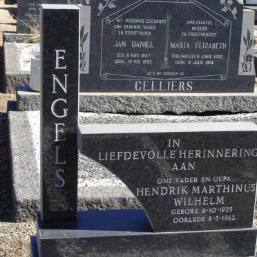 ENGELS Hendrik Marthinus Wilhelm 1925-1962