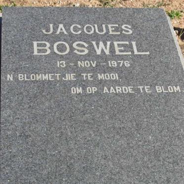 BOSWEL Jacques -1976