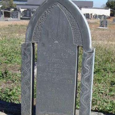 JOUBERT Marthinus Stephanus 1851-1932