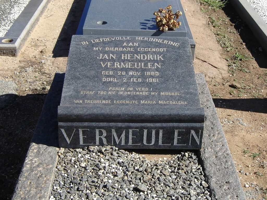 VERMEULEN Jan Hendrik 1883-1961
