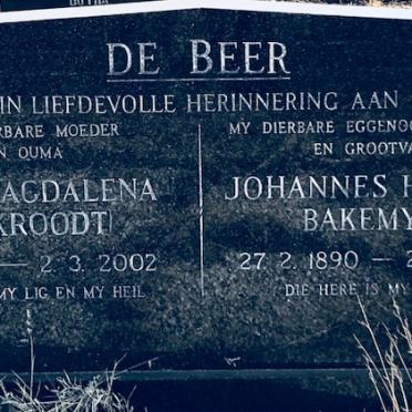 BEER Johannes Hendrik Bakemyer, de 1890-1971 &amp; Anna Magdalena HECKROODT 1912-2002 _2