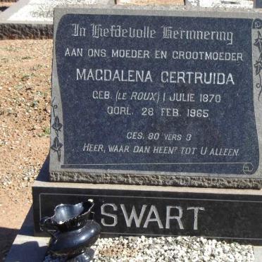 SWART Magdalena Gertruida nee LE ROUX 1870-1965
