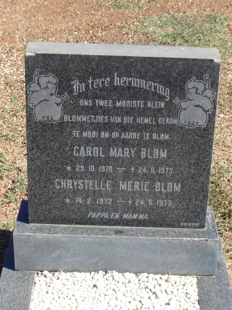 BLOM Carol Mary 1970-1973