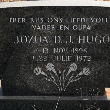 HUGO Jozua D.J. 1896-1972