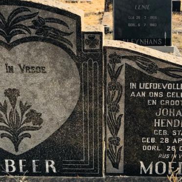 BEER Johannes Nicolaas Rudolph, de 1902-1958 &amp; Johanna Hendrina STANDER 1903-1992