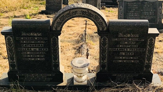 BEER Johannes Fredirik, de 1874-1947 &amp; Catharina Helena SCHOEMAN 1873-1954