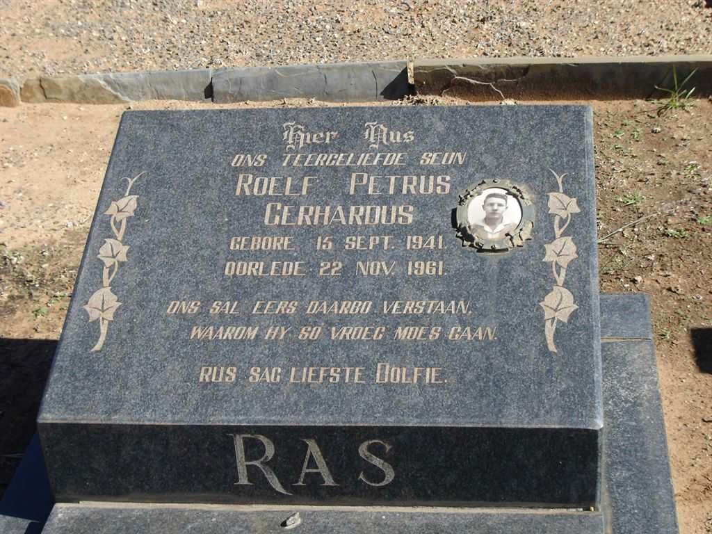 RAS Roelf Petrus Gerhardus 1941-1961
