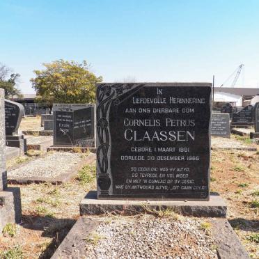 CLAASSEN Cornelis Petrus 1881-1966