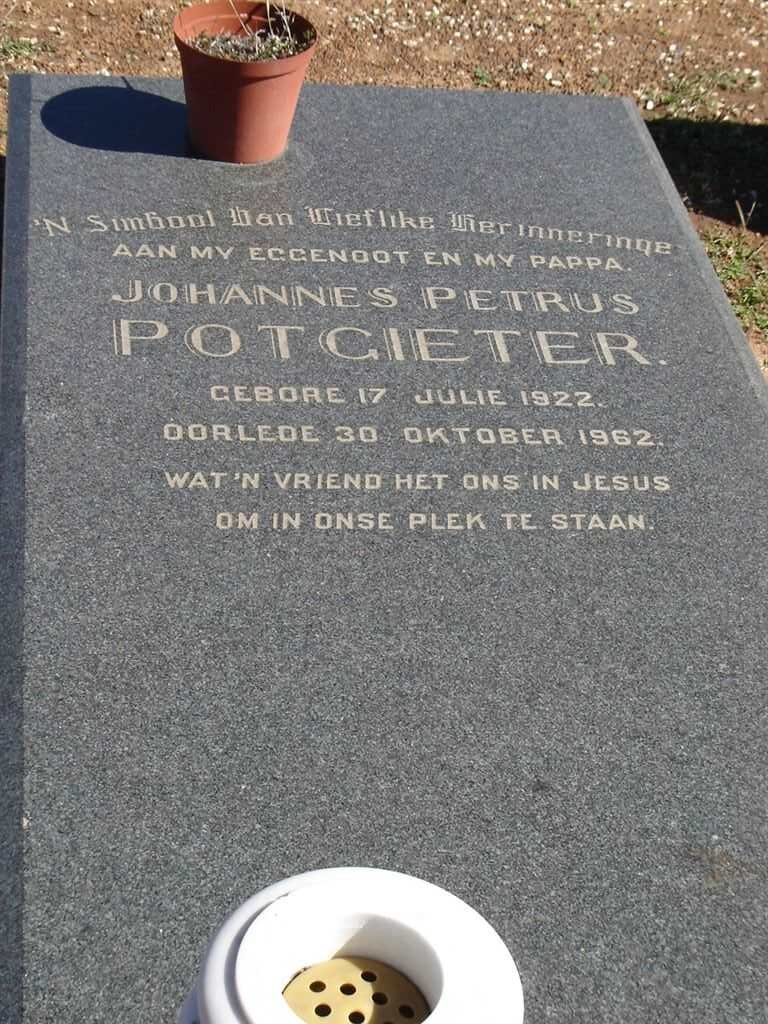 POTGIETER Johannes Petrus 1922-1962