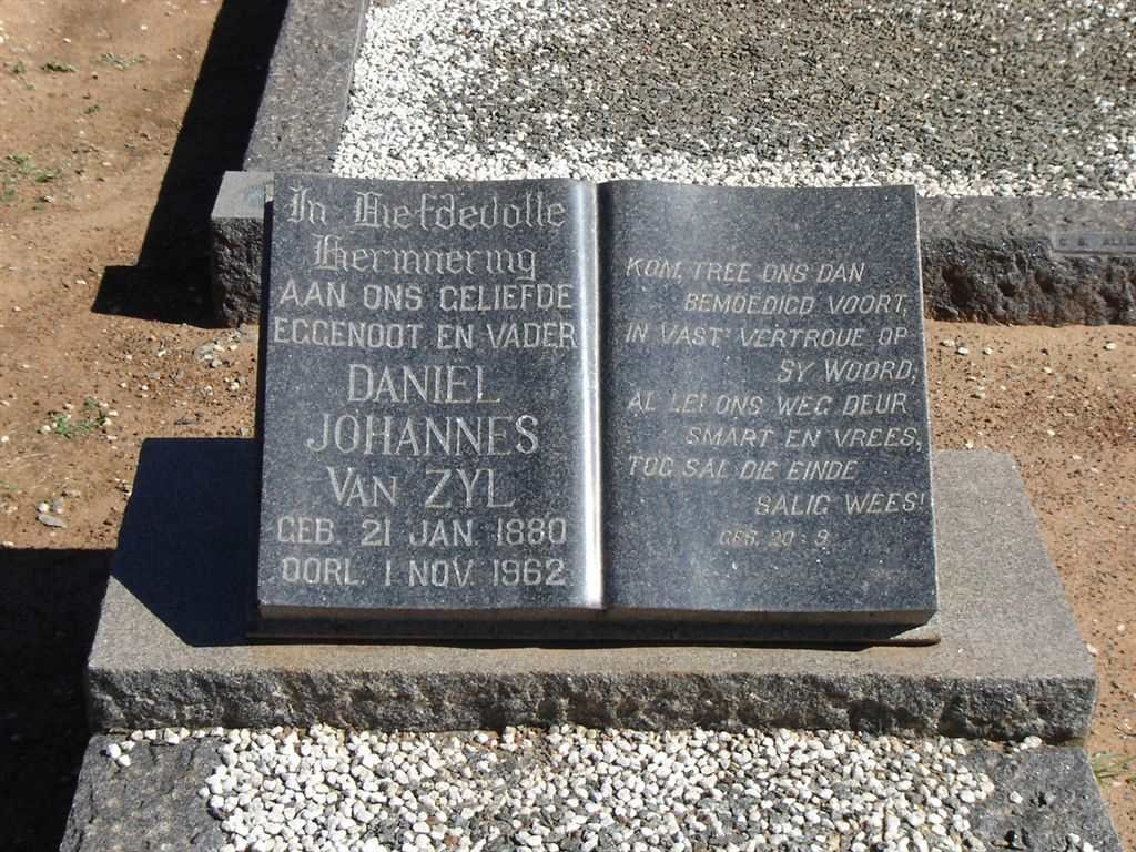 ZYL Daniel Johannes, van 1880-1962
