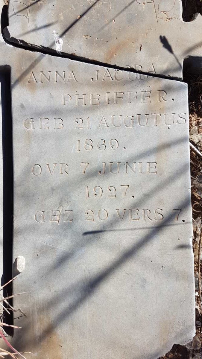 PHEIFFER Anna Jacoba 1869-1927