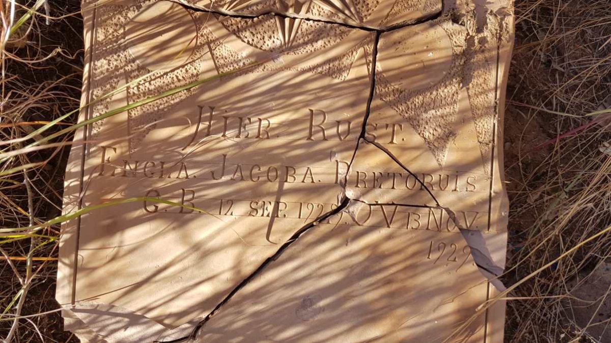 PRETORUIS Engla Jacoba 1929-1929