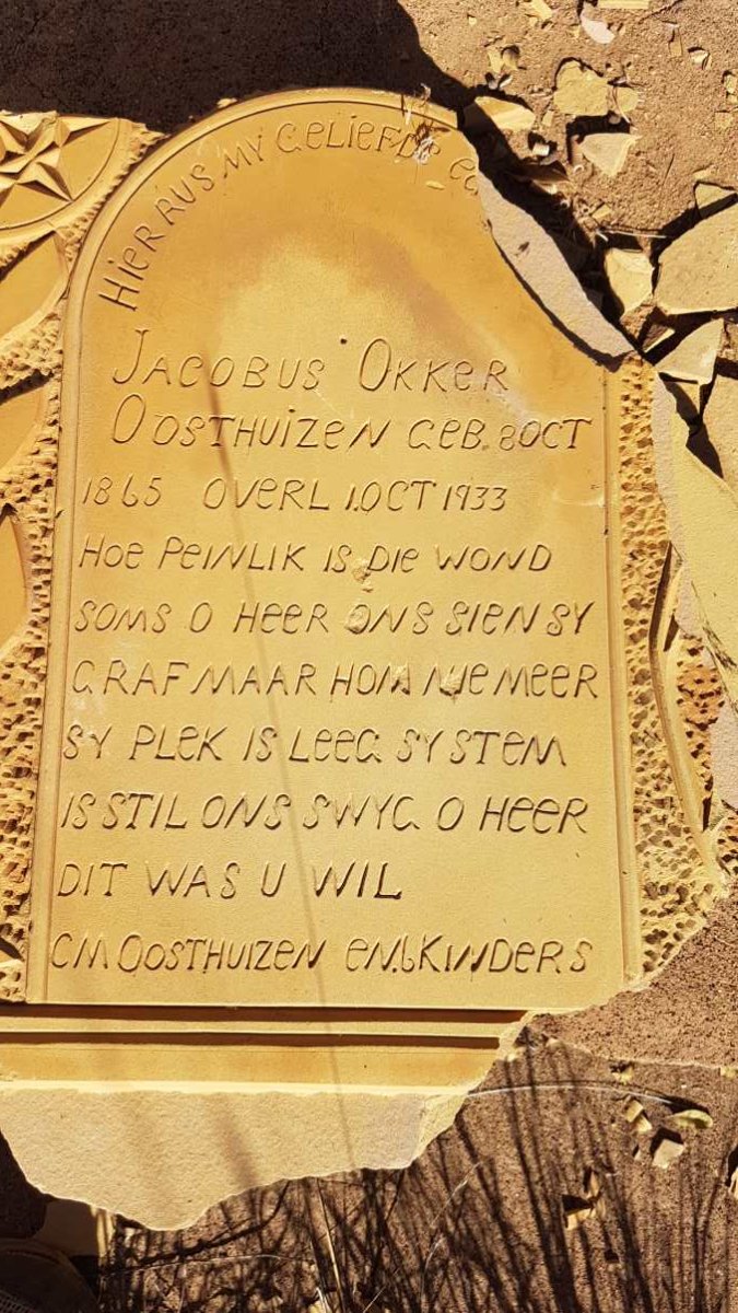 OOSTHUIZEN Jacobus Okker 1865-1933