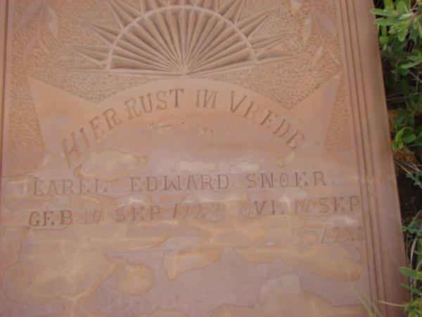 SNOER Karel Edward  192?-19??
