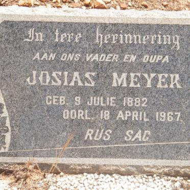MEYER Josias 1882-1967