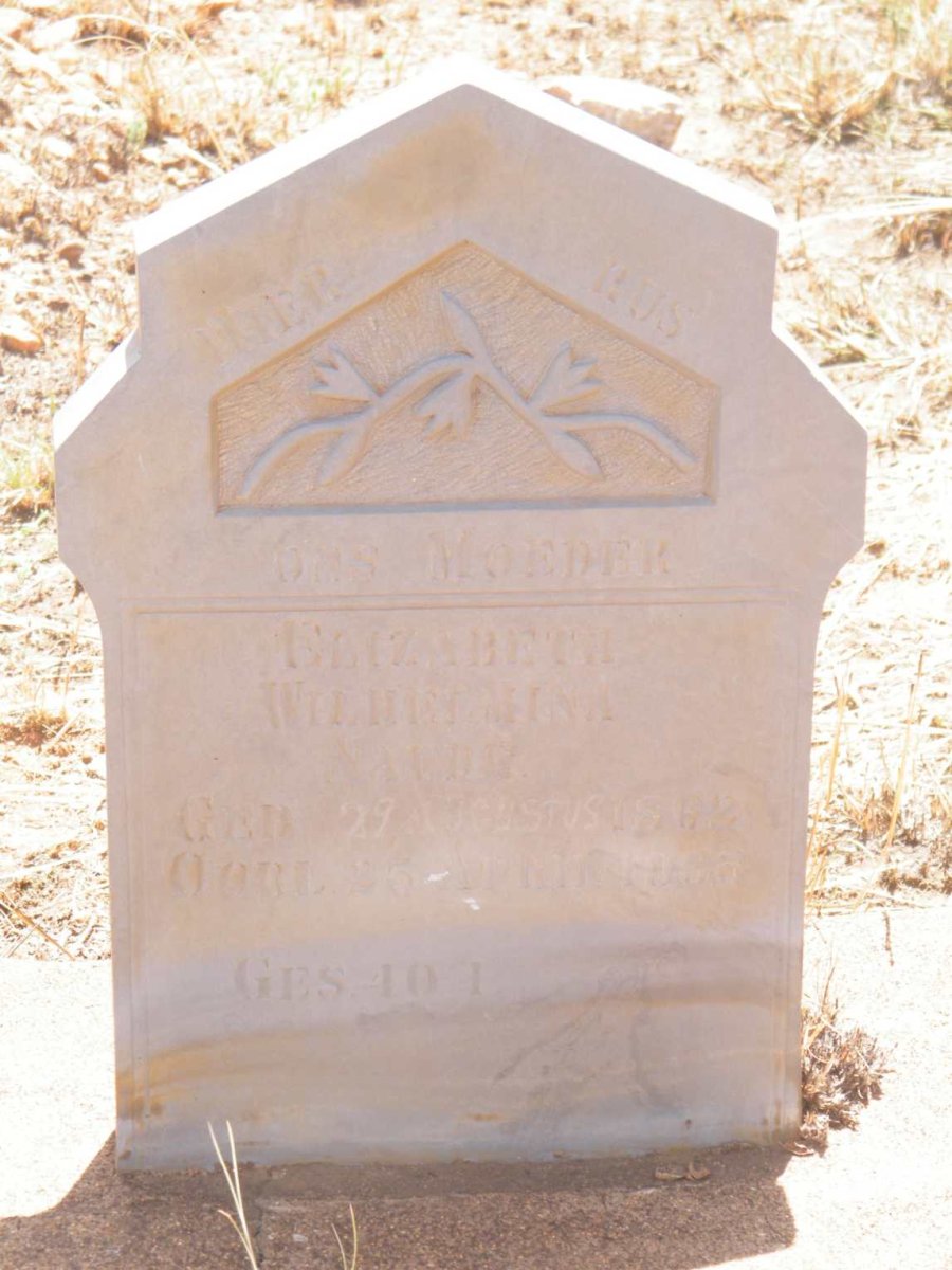 NAUDE Elizabeth Wilhelmina 18?2-1935