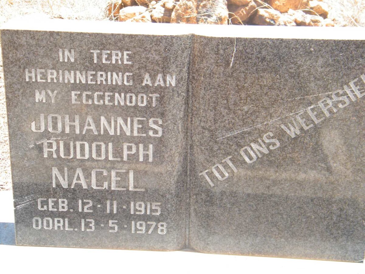 NAGEL Johannes Rudolph 1915-1978