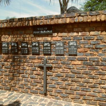 North West, BRITS district, Brits, Hartebeestfontein 445JQ, Hartebeesfontein, Motorbike Club Memorial Wall