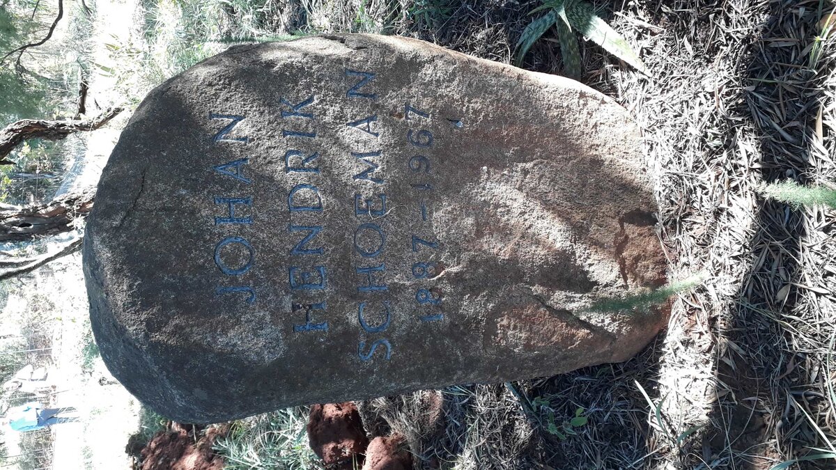 SCHOEMAN Johan Hendrik 1887-1967