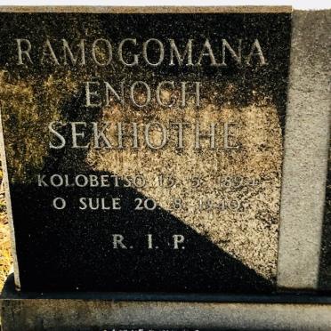 SEKHOTHE Ramogomana Enoch 1894-1940