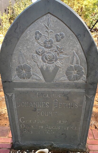 FOURIE Johannes Petrus 1859-1931
