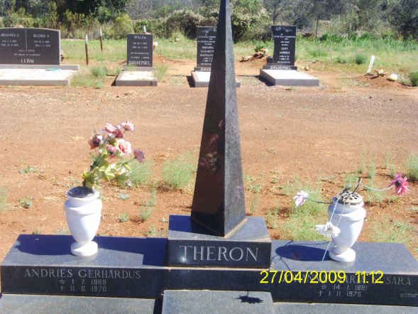 THERON Andries Gerhardus &amp; ?sara -1975