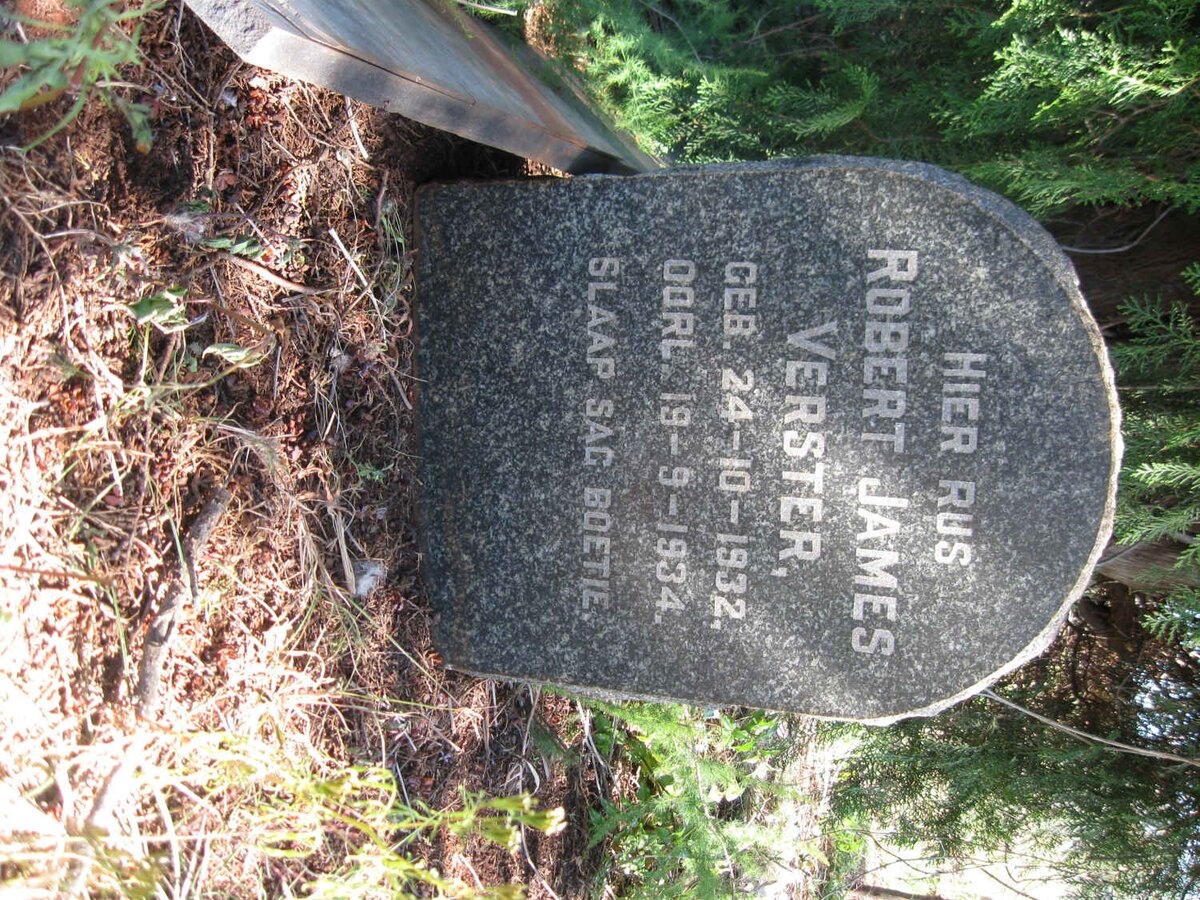 VERSTER Robert James 1932-1934