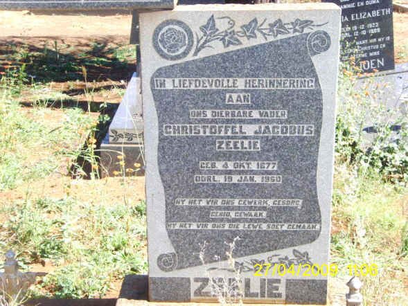 ZEELIE Christoffel Jacobus 1877-19??