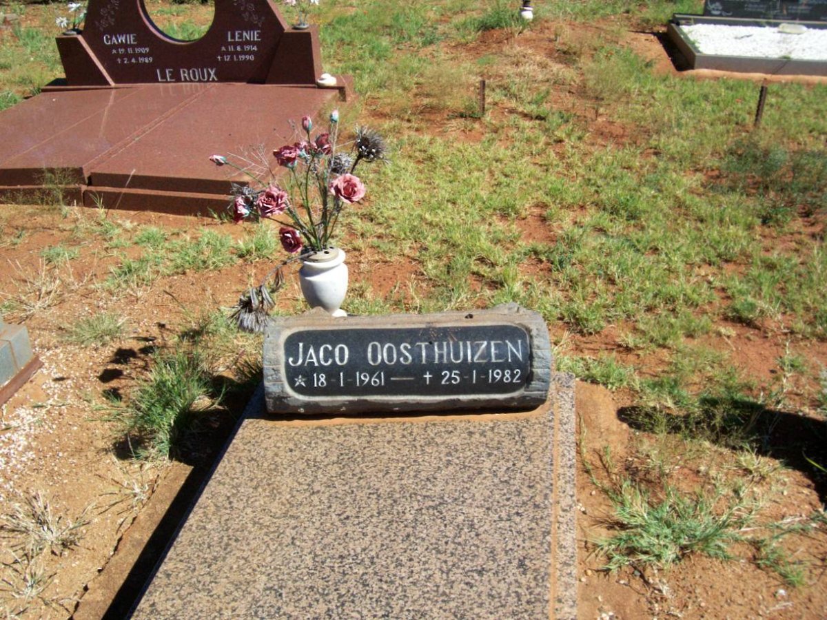 OOSTHUIZEN Jaco 1961-1982