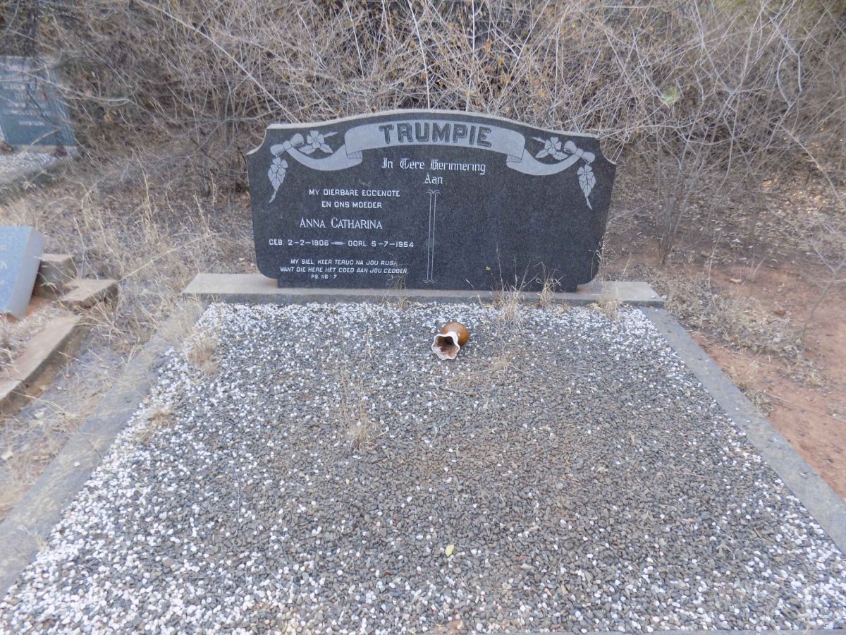 TRUMPIE Anna Catharina 1906-1954