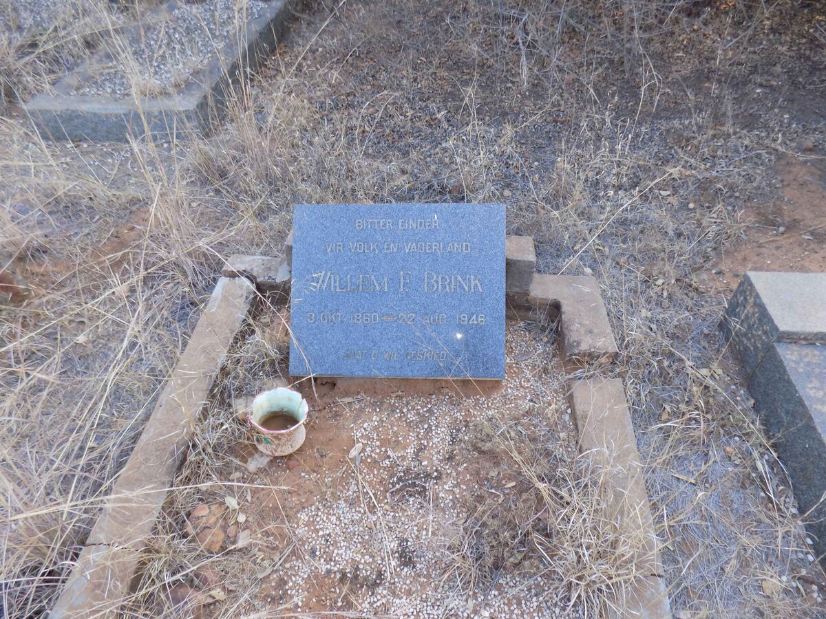 BRINK Willem F. 1860-1946