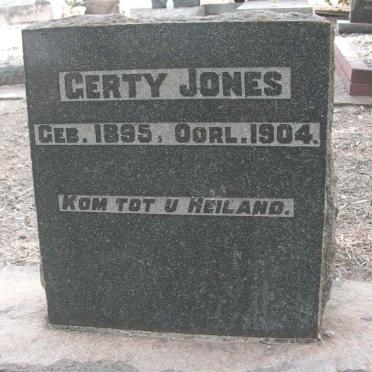 JONES Gerty 1895-1904