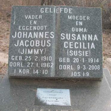 HAUPT Johannes Jacobus 1910-1962 &amp; Susanna Cecilia 1914-2008