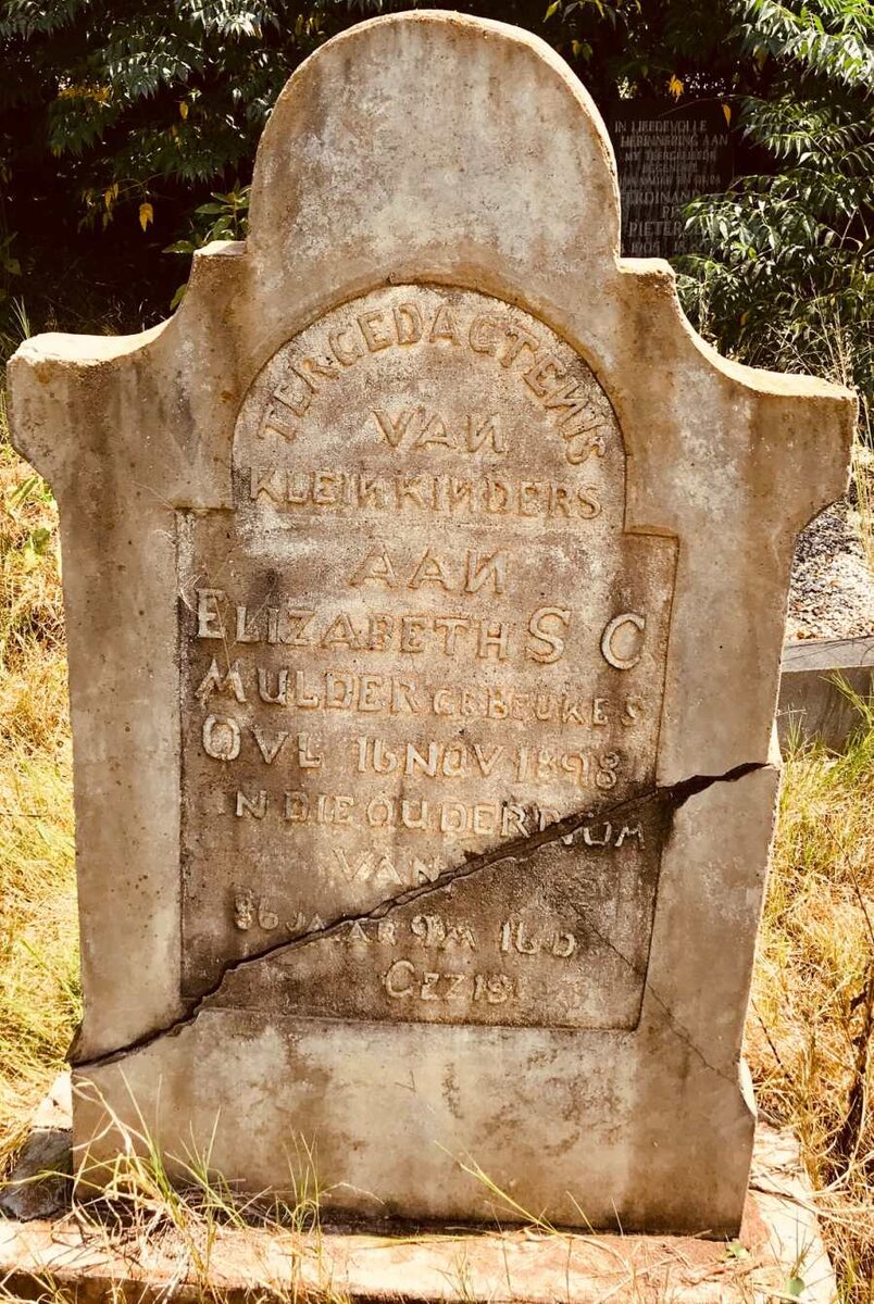 MULDER Elizabeth S.C. nee BEUKES -1898