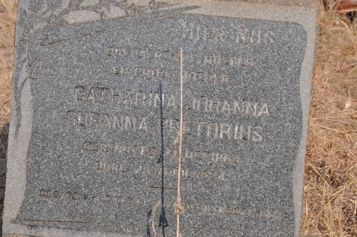PRETORIUS Catharina Johanna Susanna