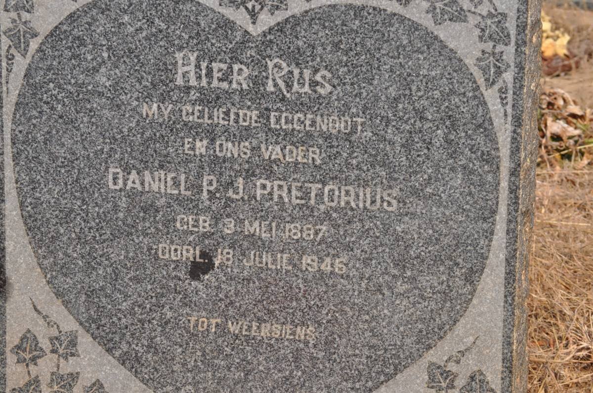 PRETORIUS Daniel P.J. 1887-1946