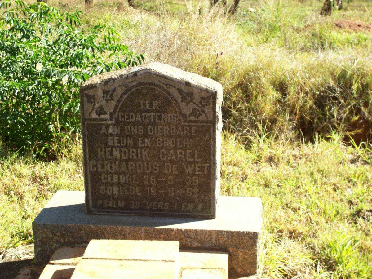 WET Hendrik Carel Gerhardus, de 1935-1952