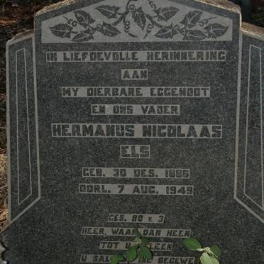 ELS Hermanus Nicolaas 1886-1949