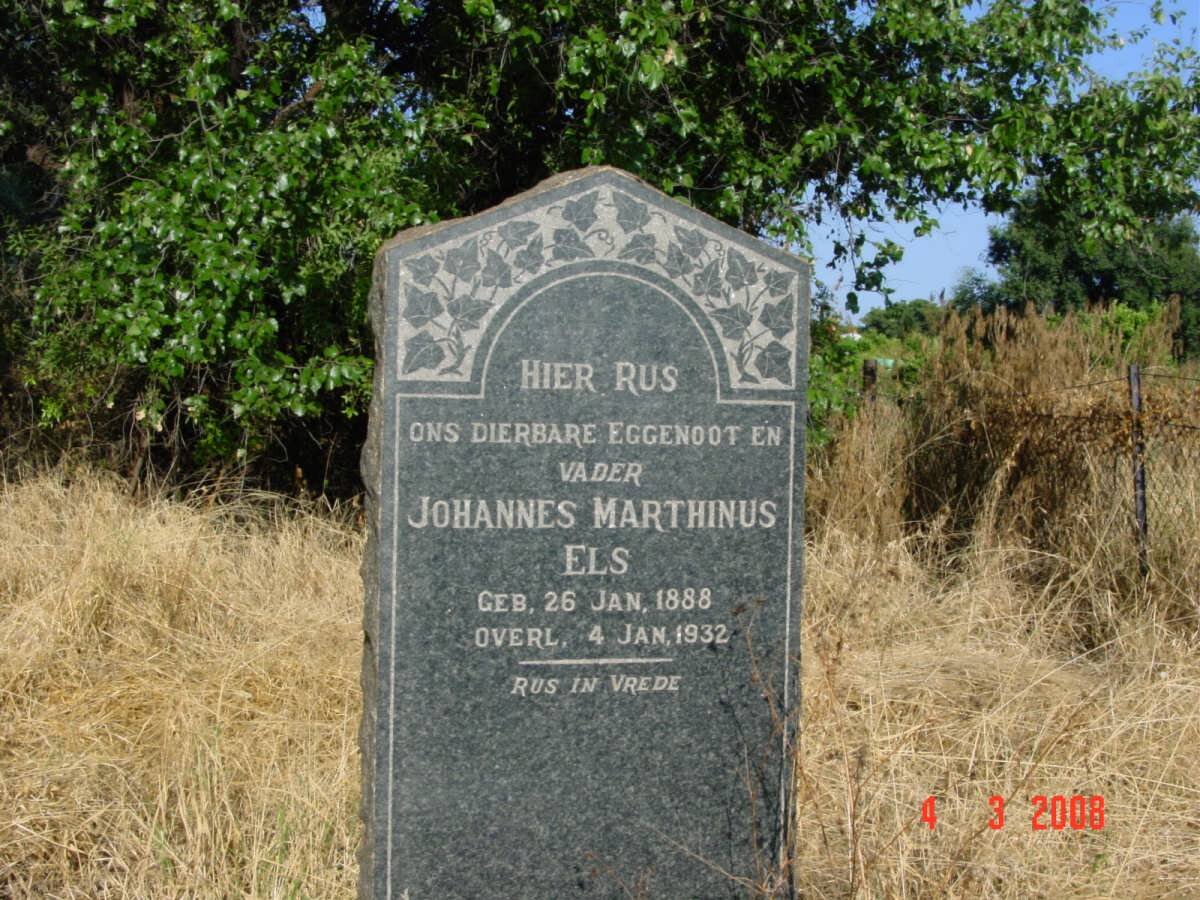 ELS Johannes Marthinus 1888-1932