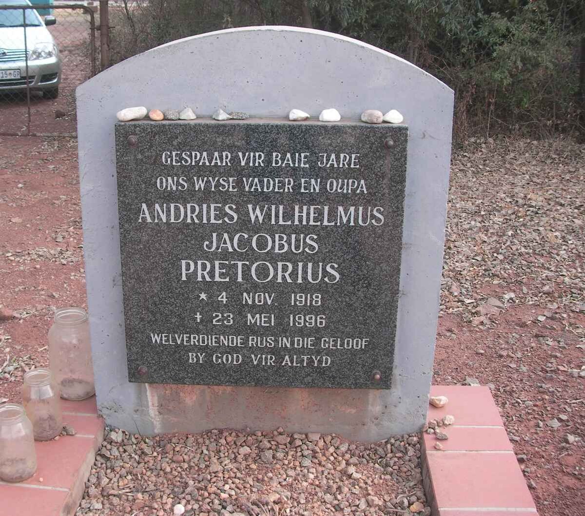 PRETORIUS Andries Wilhelmus Jacobus 1918-1996