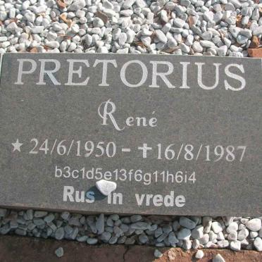 PRETORIUS René 1950-1987