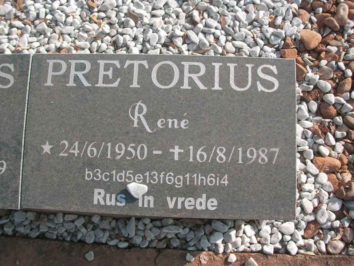 PRETORIUS René 1950-1987