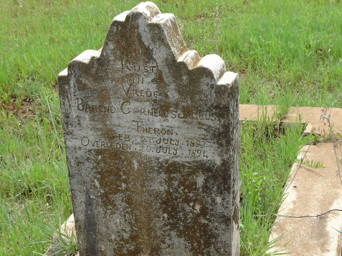 THERON Barend Cornelus Jacobus 1893-1894
