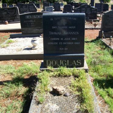 DOUGLAS Thomas Johannes 1880-1958